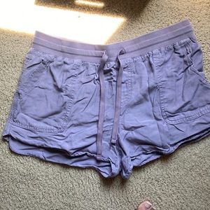 Purple shorts